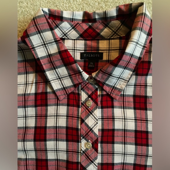 Red Plaid Men's Shirt - Picture 6 of 6